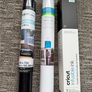 Cricut Premium Vinyl Roll and Infusible Ink Transfer Sheets